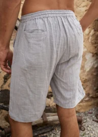 Herenshort Bora Licht Grijs - Afbeelding 2