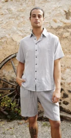 Herenshort Bora Licht Grijs - Afbeelding 3