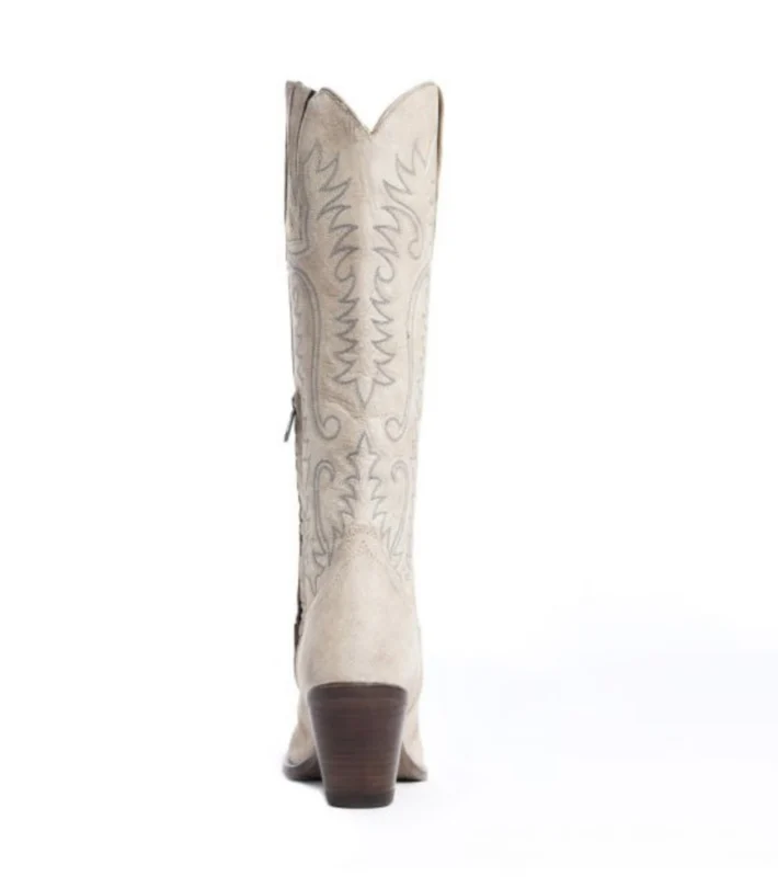 Prairie Western Boots Ivoor - Afbeelding 5