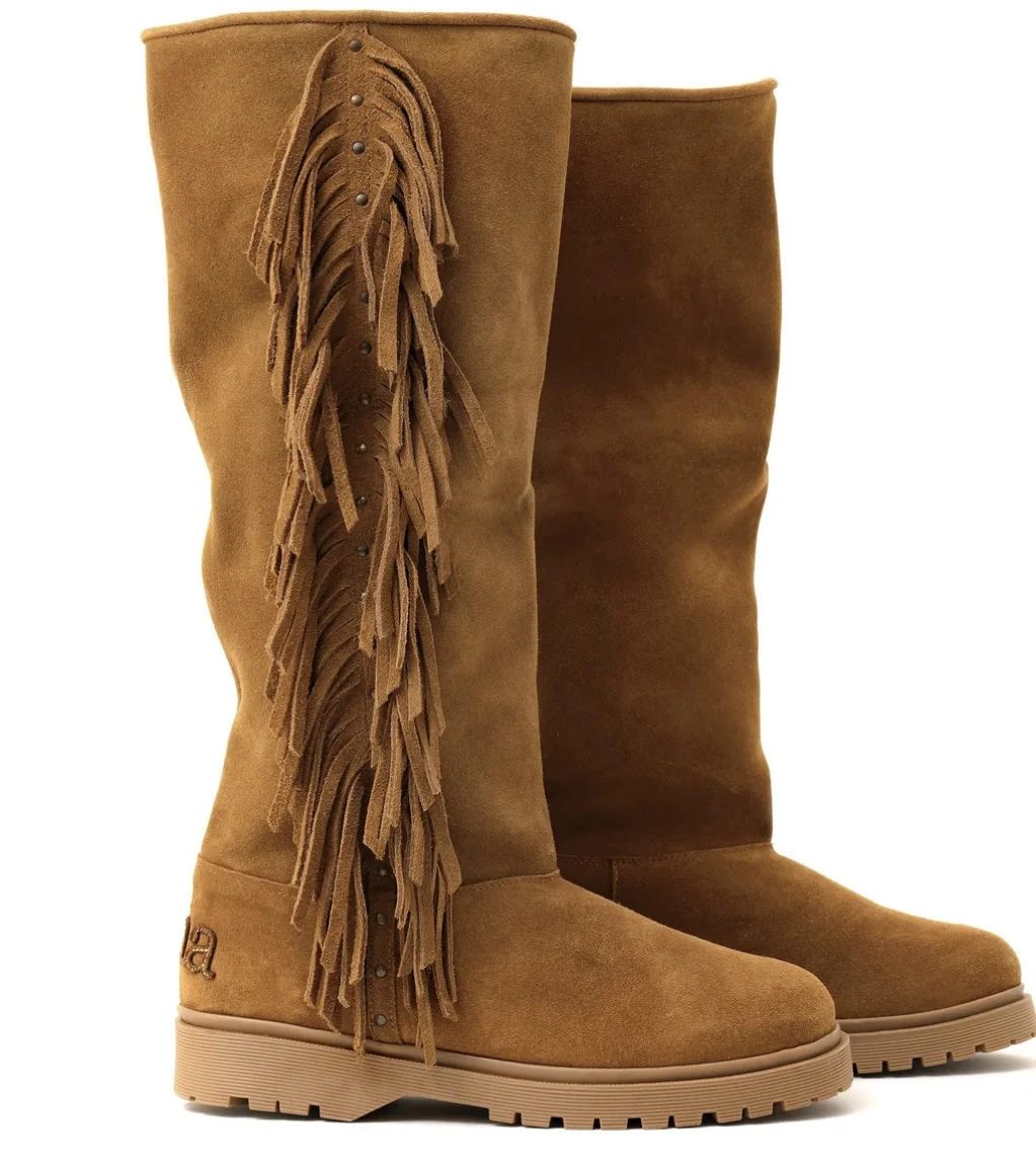 Cha-Label Fringe Tall Suéde Roble - Afbeelding 4