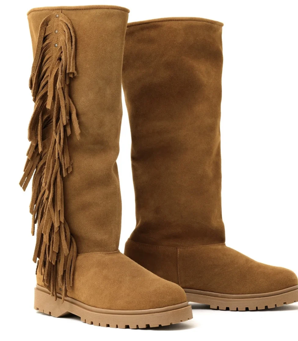 Cha-Label Fringe Tall Suéde Roble - Afbeelding 3